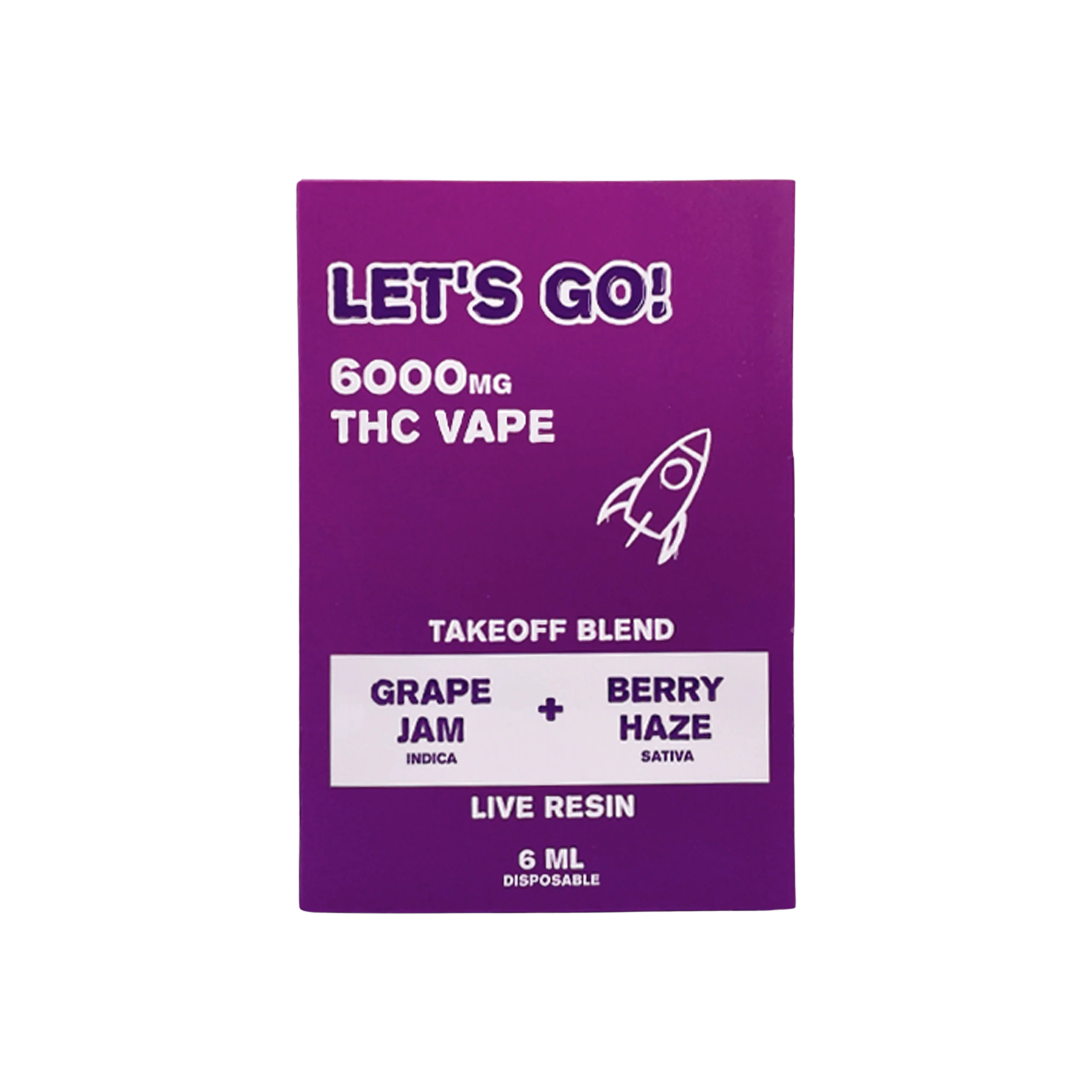 Jelly - Let's Go! 6g THC Disposable  The HS