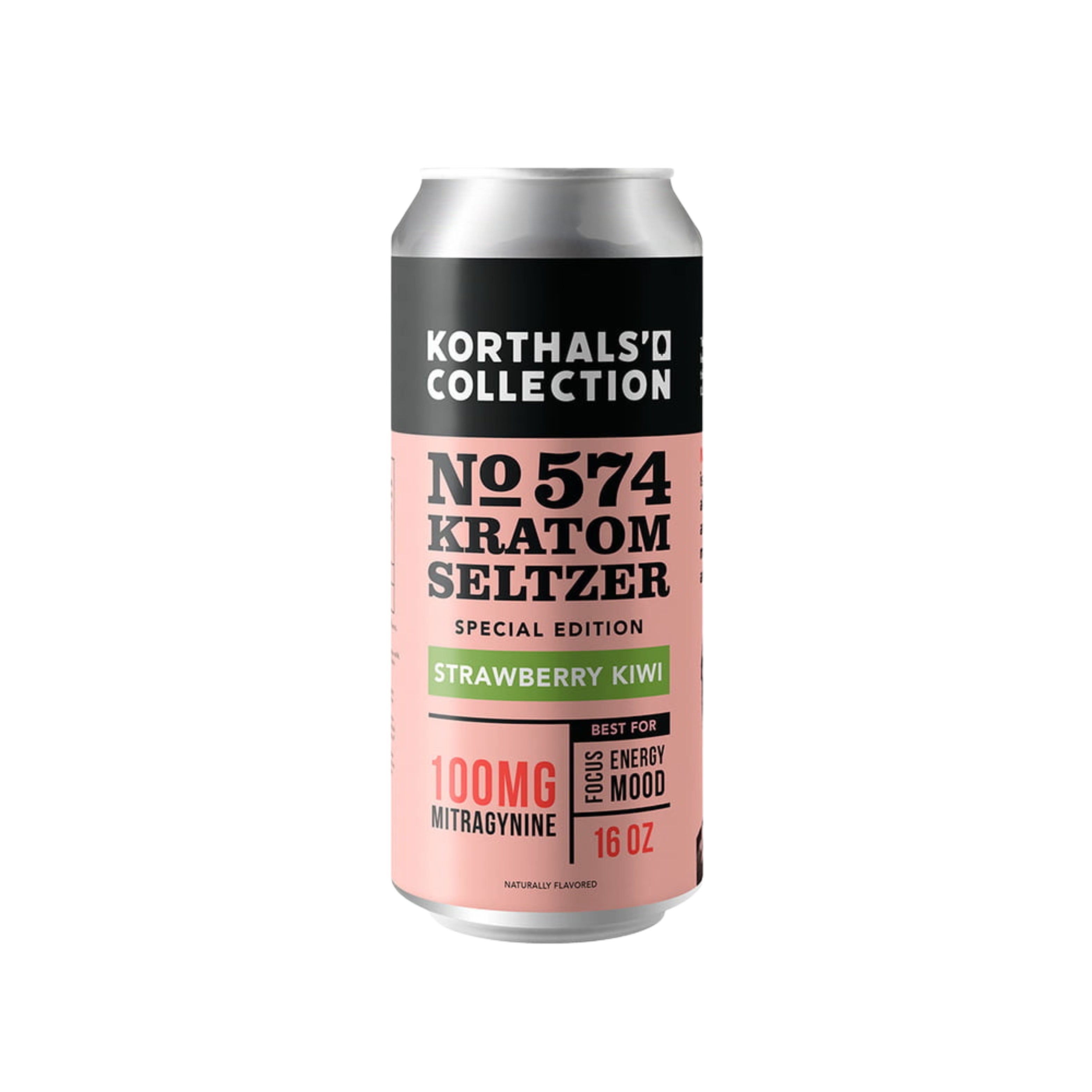 Korthals Collection - No. 574 Kratom Seltzer - Strawberry Kiwi